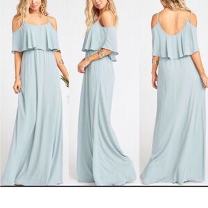 NWT Show Me Your Mumu Caitlin Ruffle Maxi dress